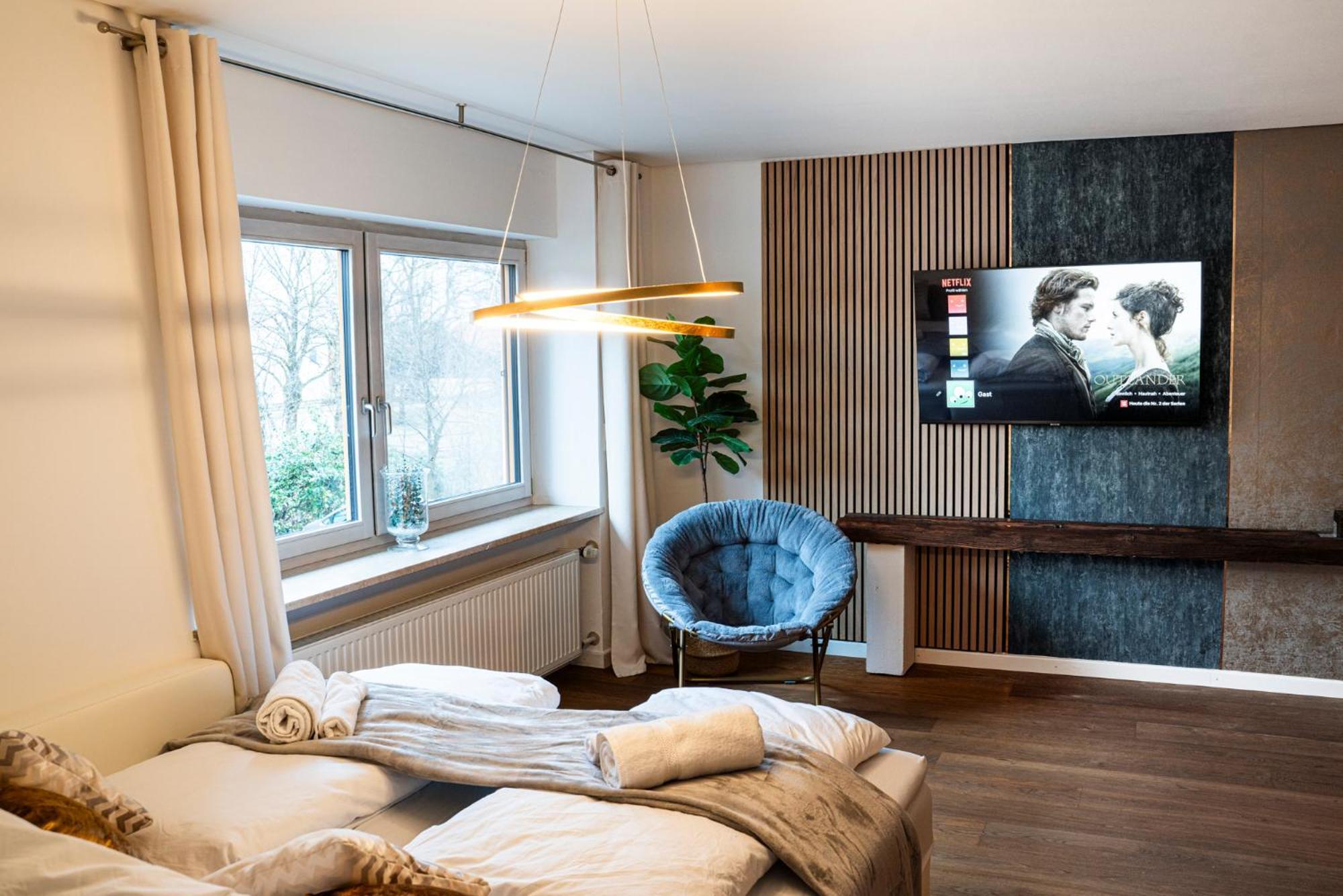 130M2 Loft - Balkon, Smart Tv, Badewanne, Kaffee Lejlighed Rosenheim Eksteriør billede