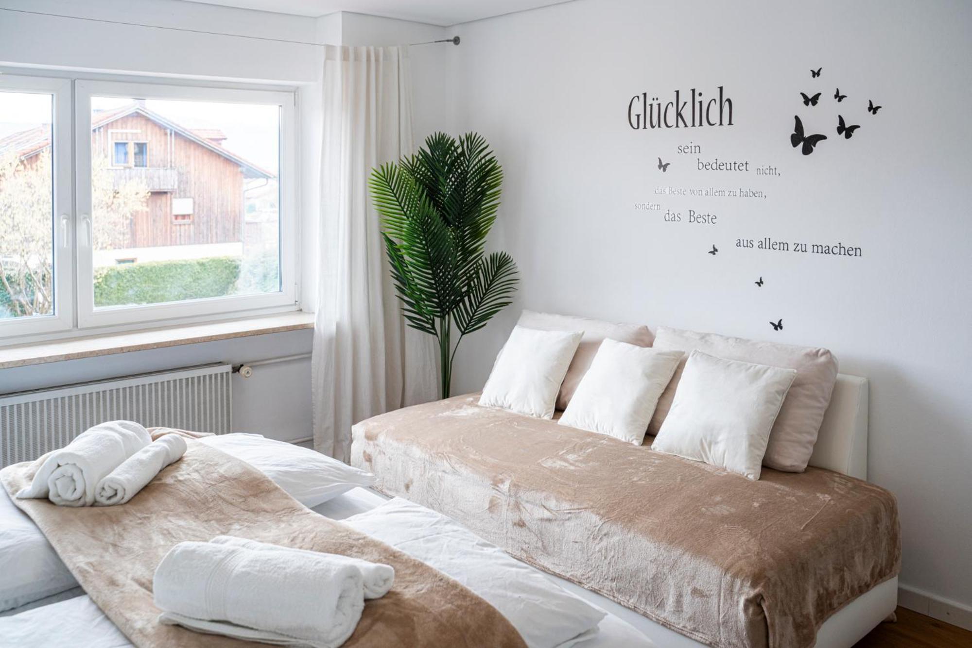 130M2 Loft - Balkon, Smart Tv, Badewanne, Kaffee Lejlighed Rosenheim Eksteriør billede