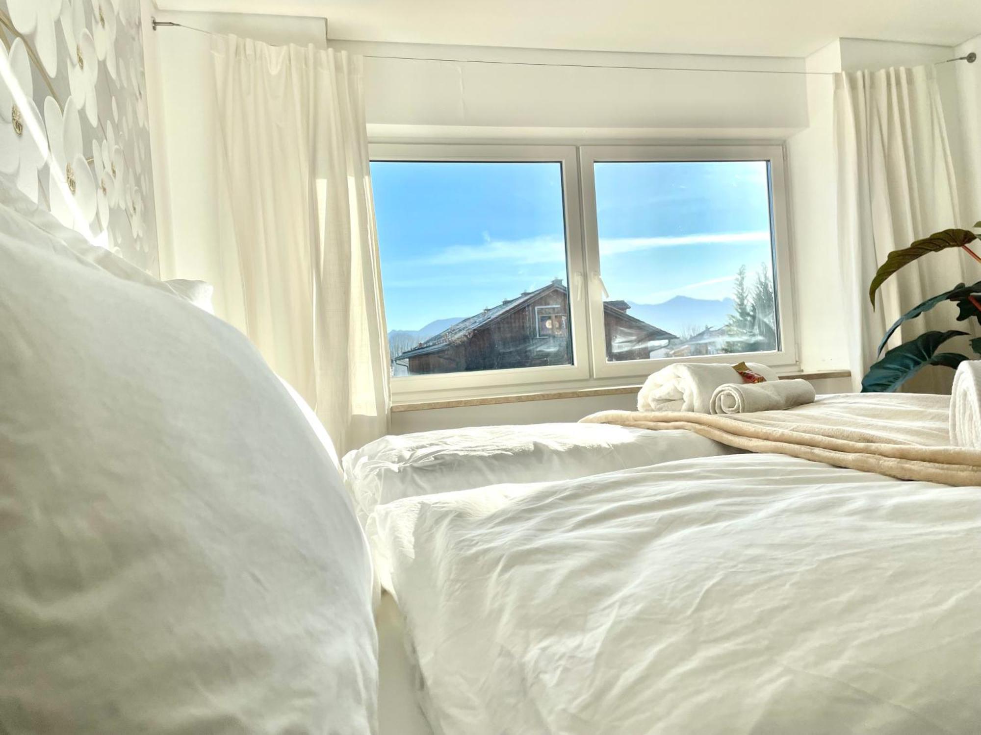 130M2 Loft - Balkon, Smart Tv, Badewanne, Kaffee Lejlighed Rosenheim Eksteriør billede