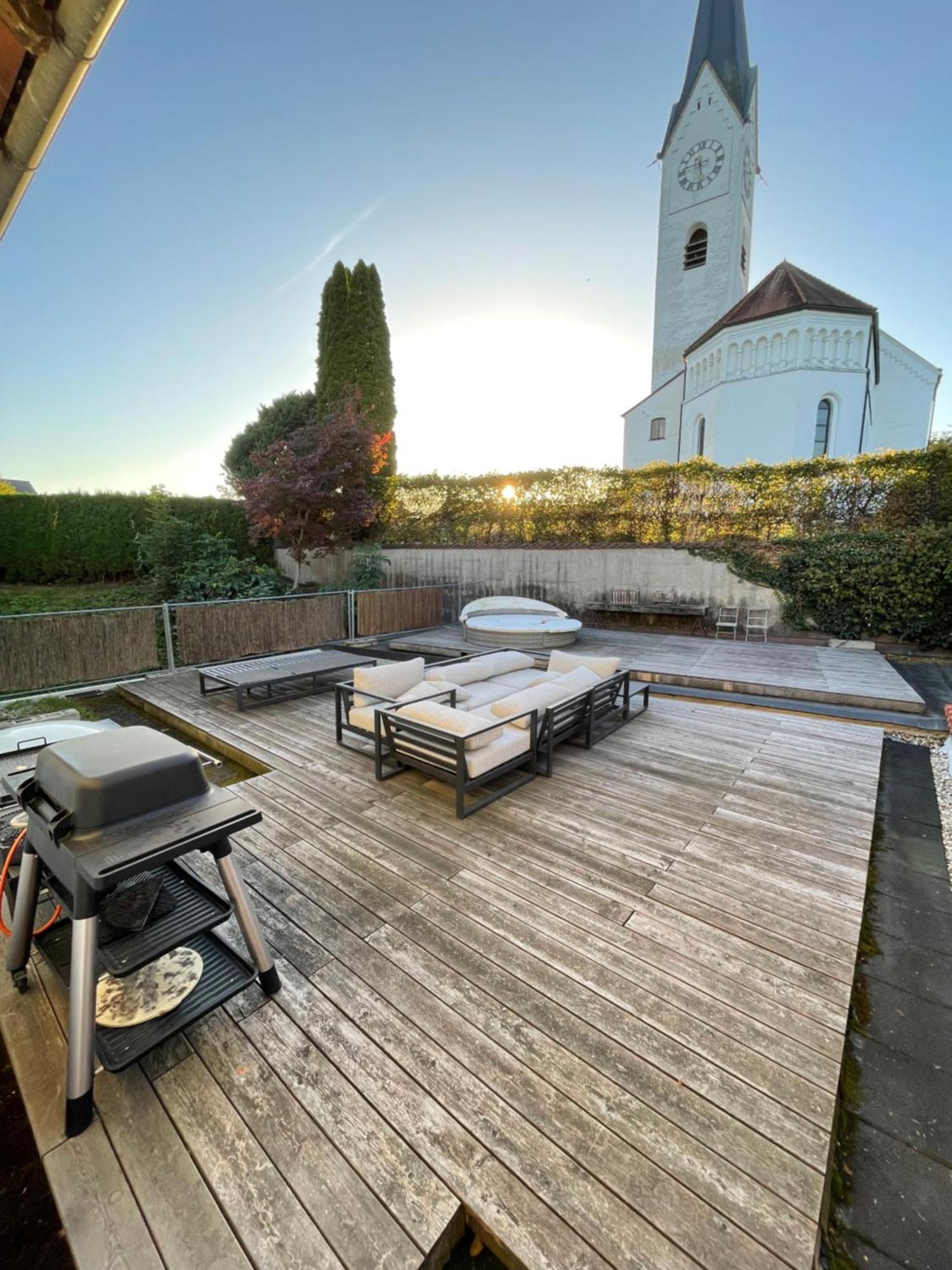 130M2 Loft - Balkon, Smart Tv, Badewanne, Kaffee Lejlighed Rosenheim Eksteriør billede